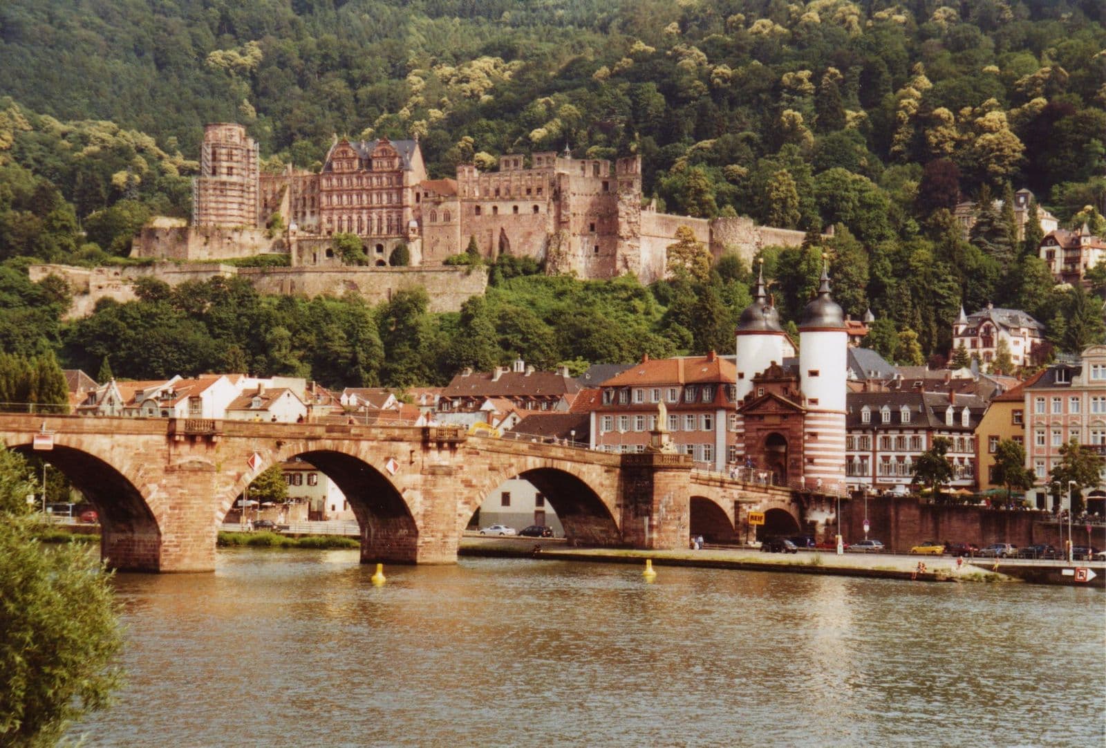 Heidelberg mit Schloss und Alter Brücke
